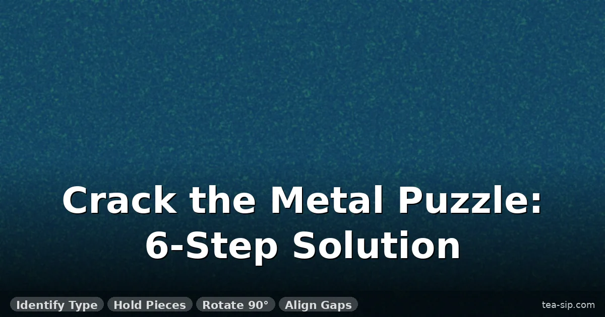 How to Solve Any Two-Piece Metal Puzzle: 5 Universal Steps 4 How to Solve Any Two-Piece Metal Puzzle: 5 Universal Steps