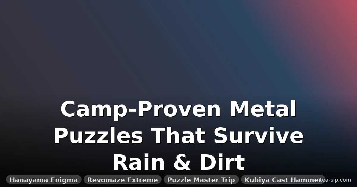 7 Best Metal Puzzles for Camping That Survive Rain and Dirt