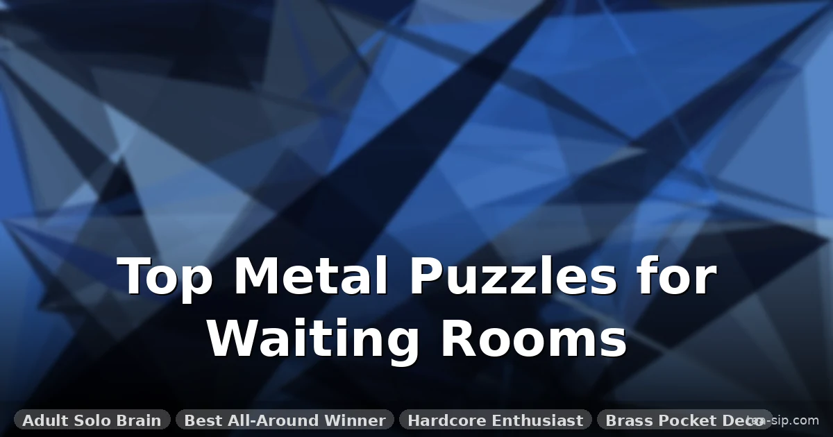 8 Metal Puzzles That Survived Our Waiting Room Sanitization Test (Buying Guide) 7 8 Metal Puzzles That Survived Our Waiting Room Sanitization Test (Buying Guide)