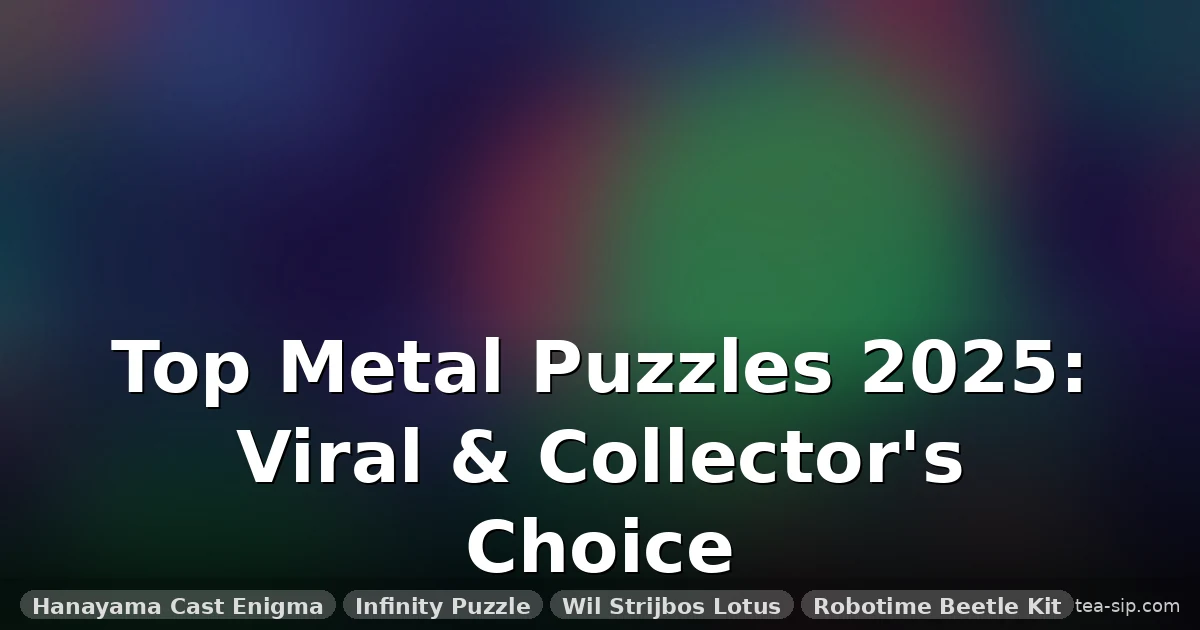 7 Most Popular Metal Puzzles Right Now: Viral, Hard, Collectible