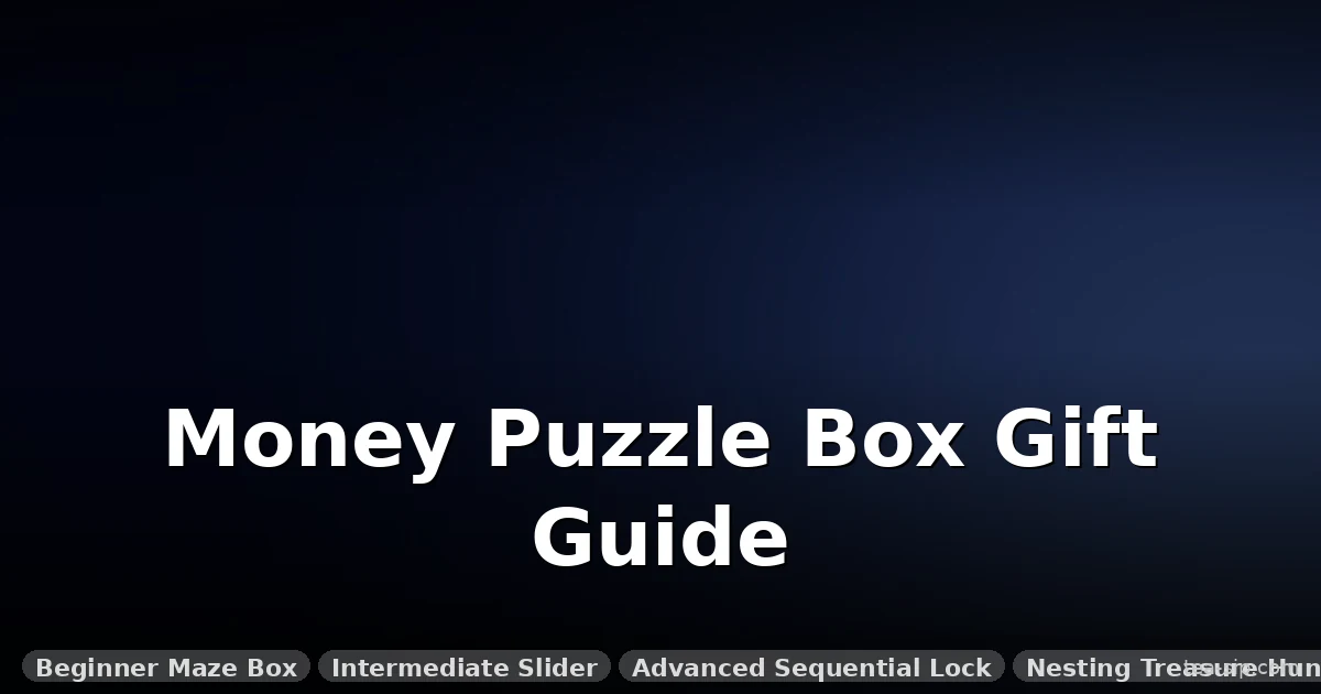 The Ultimate Puzzle Box Gift with Money Inside: 7 Picks for Every Skill Level