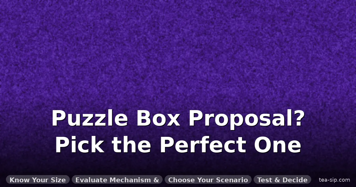 Puzzle Box Proposal Idea