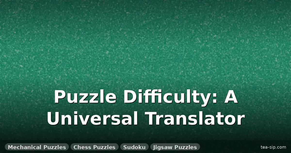 Puzzle Difficulty Rating System Explained: Why a Level 5 Can Mean 3 Minutes or 3 Days