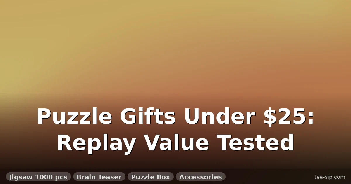 12 Puzzle Gifts Under $25 That Actually Get Reused