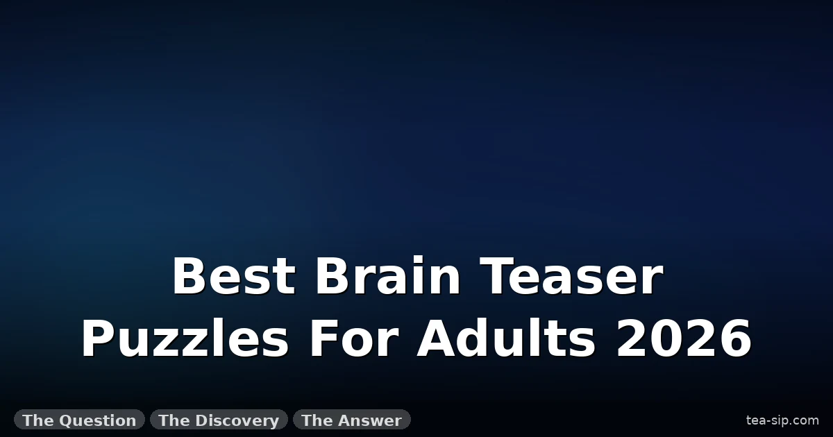 Best Brain Teaser Puzzles for Adults 2026: 6 Winners, 4 Frauds