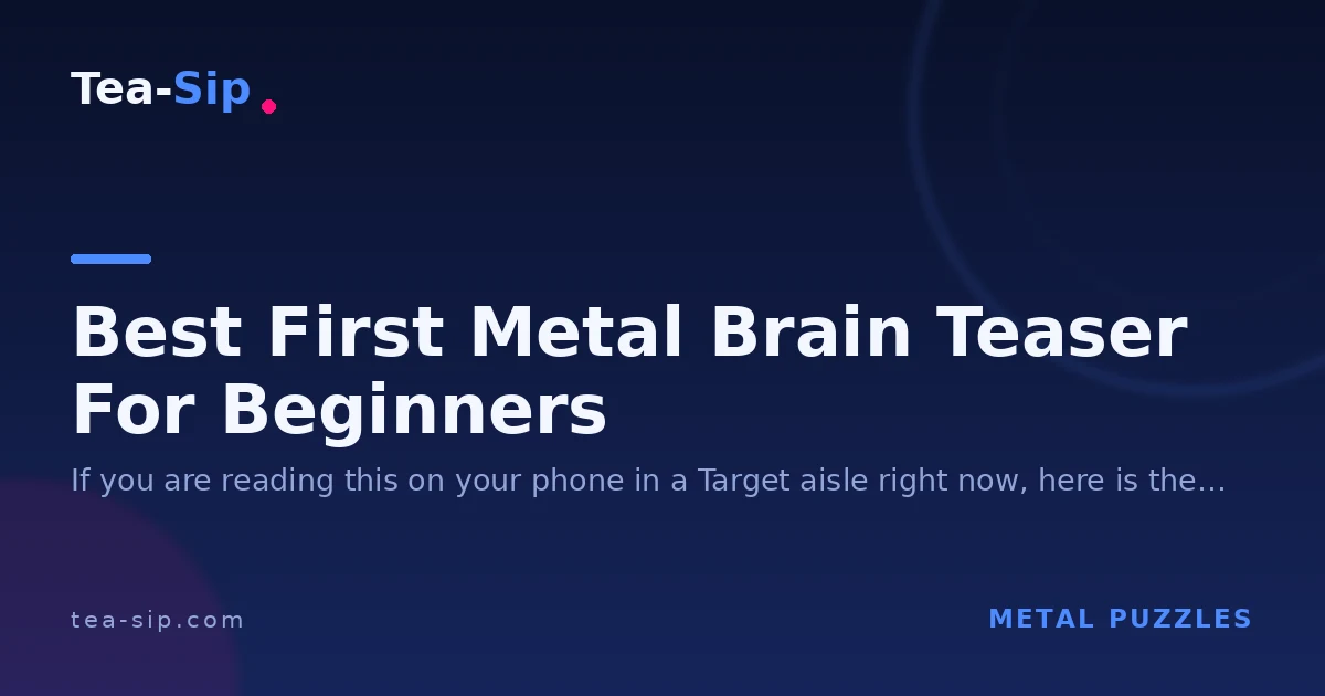 Best First Metal Brain Teaser for Beginners: 4 Honest Picks 3 Best First Metal Brain Teaser for Beginners: 4 Honest Picks