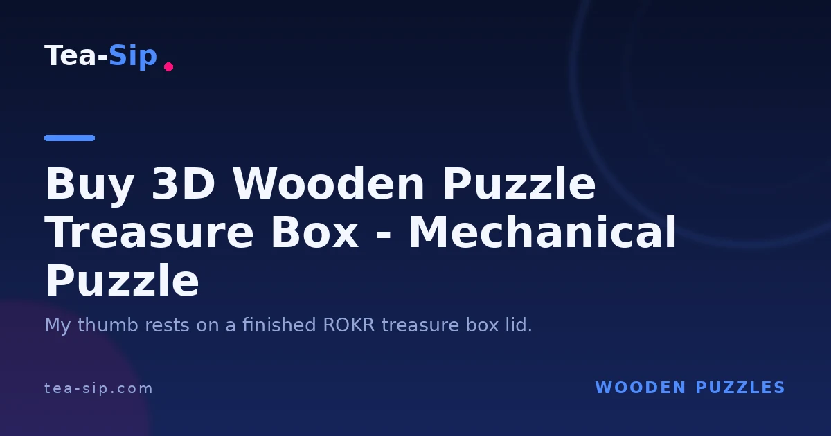 Buy 3D Wooden Puzzle Treasure Box: Real vs Fake Gears Tested