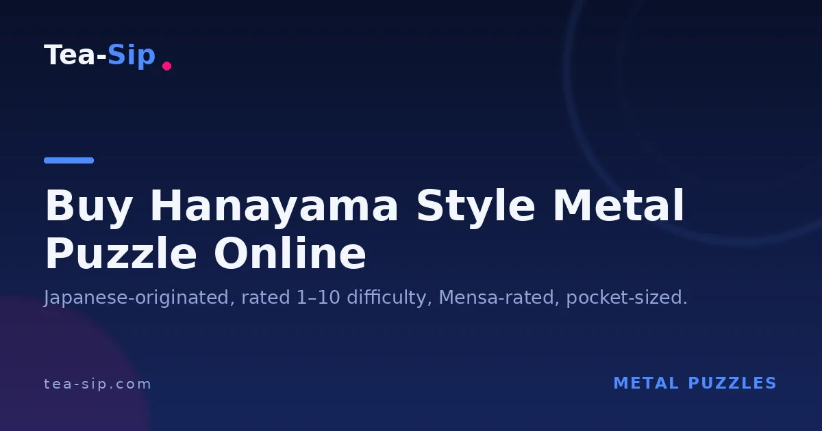 Buy Hanayama Style Metal Puzzles Online: 8 Stores Compared