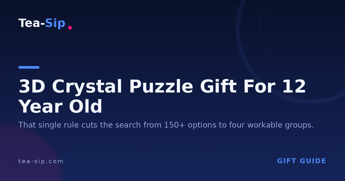 3D Crystal Puzzle Gift for 12 Year Old: Match by Interest 6 3D Crystal Puzzle Gift for 12 Year Old: Match by Interest