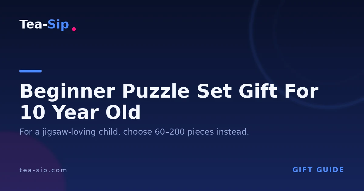 Beginner Puzzle Set Gift for 10 Year Old: A 5-Check Buyer's Guide