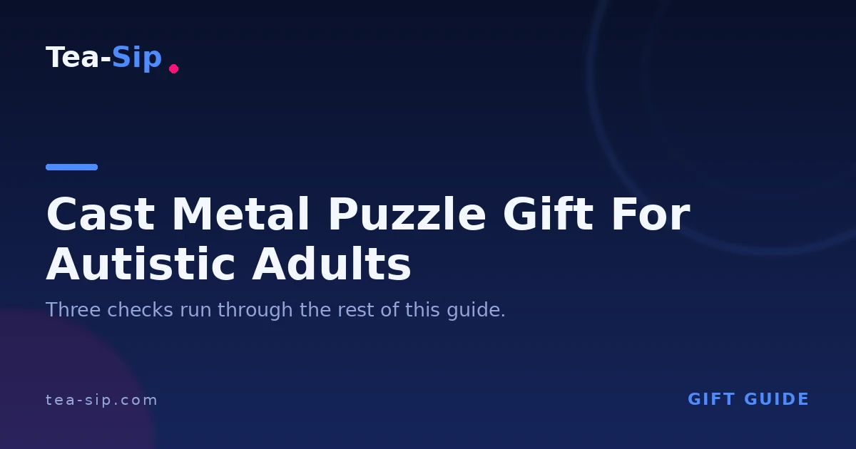 Cast Metal Puzzle Gift for Autistic Adults: Level and Fit Guide