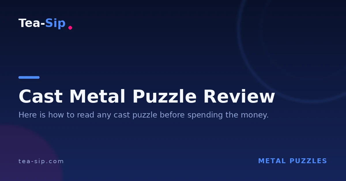 Cast Metal Puzzle Review: Which Hanayama Level Should You Buy First? 7 Cast Metal Puzzle Review: Which Hanayama Level Should You Buy First?