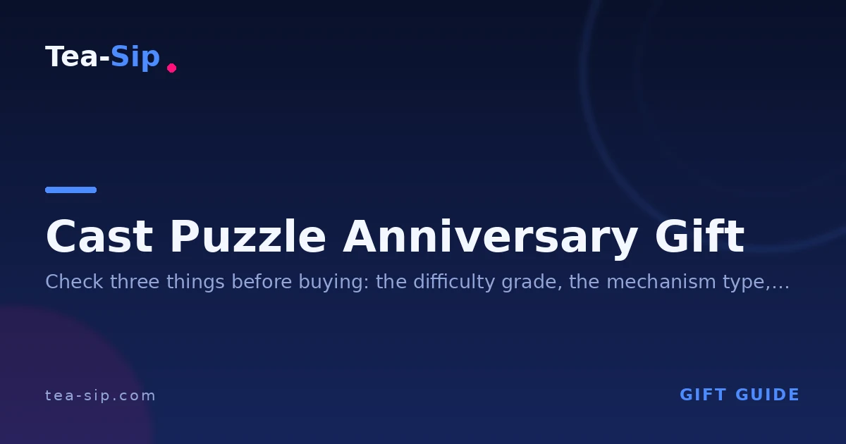Cast Puzzle Anniversary Gift: A Buyer's Decision Framework 7 Cast Puzzle Anniversary Gift: A Buyer's Decision Framework